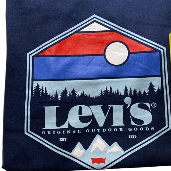 Levi's Boys T-Shirts 2-Pack Youth Set Navy & Hunter Green Medium (10/12) New - Picture 6 of 6